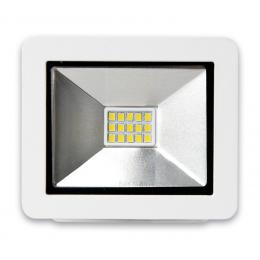 LEDmaxx 10-W-LED-Flutlichtstrahler im kompakten Design, warmweiß, IP65, 700 lm