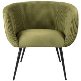 Leitmotiv Majestic Stuhl - moosgrün - 74,5x68,5 cm - Höhe 76 cm