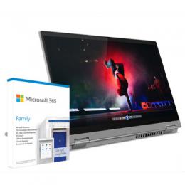 Lenovo IdeaPad Flex 5 81X20099GE/14 FHD IPS Touch, Ryzen 5 450U 8GB RAM, 512GB SSD, Windows 10 inkl. Microsoft 365 Family [6 User / 12+3 Monate Extra