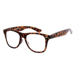 Lesebrille mit breitem Rahmen Schildpatt Optik
