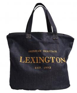 LEXINGTON Newton Denim Bag Tasche - dark-blue - L 45cm - B22 cm - H 40 cm