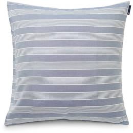 Lexington Striped Kopfkissen-Bezug aus Lyocell/Baumwolle - blue/off white - 80x80 cm