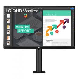 LG 27QN880-B Ergo Monitor - IPS, QHD, Höhenverstellung