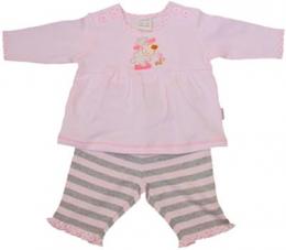 LILIPUT® Langarmshirt mit Leggings Schaf Gr. 56 (Rosa-Grau)