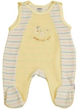 LILIPUT® Velourstrampler Precouis You Gr. 56 (Hellgelb)