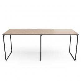 Lind DNA Bench Bull Bank - warm grey - 112x38x44 cm