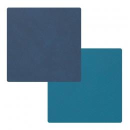 Lind DNA Square Nupo Glasuntersetzer - 8er Set - midnight blue/petrol - 8er Set - 10x10 cm