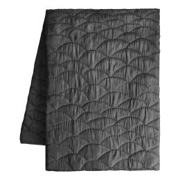 LINUM SAGA Tagesdecke mit Füllung - Dark charcoal grey - 270x260 cm