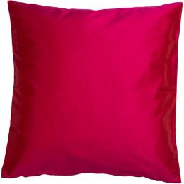 Linum SILK Kissenhülle - Fuchsia red D35 - 40x40 cm