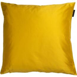 Linum SILK Kissenhülle - mustard yellow E97 - 50x50 cm