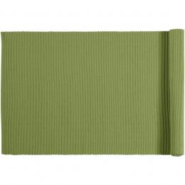 Linum UNI Tischläufer - moss green A18 - 45x150 cm