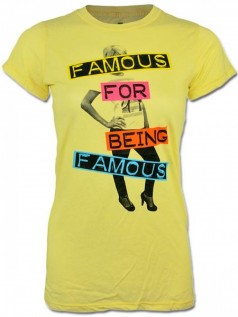 Local Celebrity Damen T-Shirt Being Famous (L)
