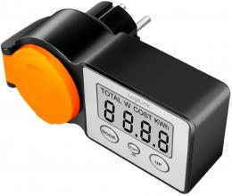 LogiLink Energiekosten-Messger&auml;t Outdoor, schwarz/orange