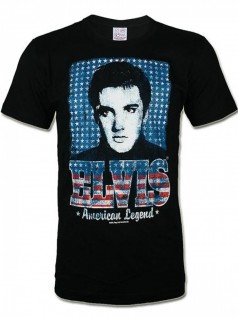 Logoshirt Herren T-Shirt Elvis American Legend (S)