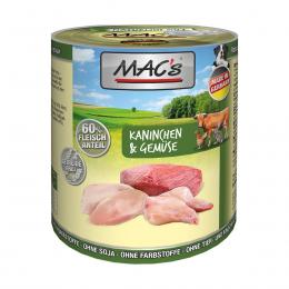 MAC's Dog Kaninchen und Gemüse 24x800g
