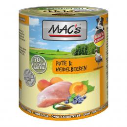 MAC's Dog Pute und Heidelbeeren 24x800 g