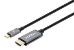 MANHATTAN 4K@60Hz USB-C auf HDMI-Adapterkabel