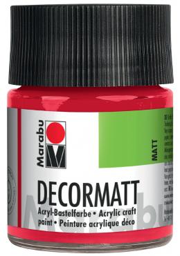 Marabu Acrylfarbe , Decormatt, , lavendel, 50 ml, im Glas