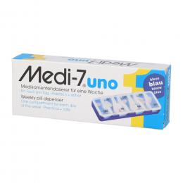 Medi 7 uno Medikamentendosierer f&uuml;r 7 Tage blau