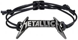 Metallica Logo Armband schwarz