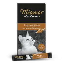 Miamor | Cat Confect Leberwurst-Creme | Cat Cream | 11 x 90 g