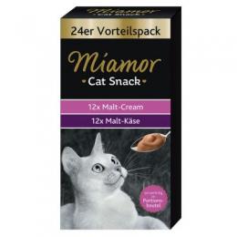 Miamor Cat Snack Malt Cream & Malt-K&auml;se Multibox - 48 x 15 g