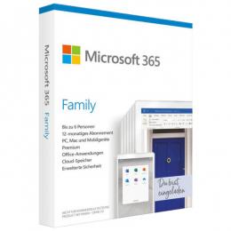 Microsoft Office 365 Family - Bis zu 36 Monate Garantie