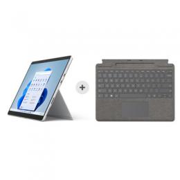Microsoft Surface Pro 8 - i7 - 16GB - 512GB - W11Home - platin inkl. Surface Type Cover & Charging - platin