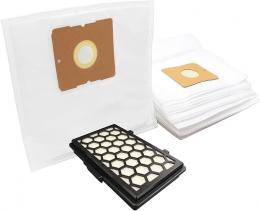 MisterVac 20 x SG Staubsaugerbeutel + Filter kompatibel mit hoogo BB302 Typ B3+