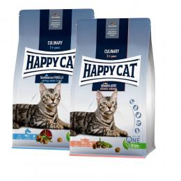Mixpaket Happy Cat Culinary Adult - 3 x 1,3 kg Rind, Lachs & Lamm