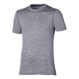 Mizuno Impulse Core Laufshirt Herren - Grau, Gr&ouml;&szlig;e M
