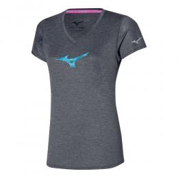 Mizuno Impulse Core RB Laufshirt Damen - Grau, Größe S