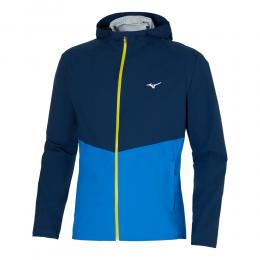 Mizuno Waterproof 20k ER Laufjacke Herren - Blau, Gelb, Größe S