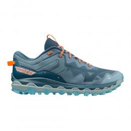 Mizuno Wave Mujin 9 Trailschuh Herren - Blau, Grau, Gr&ouml;&szlig;e 44