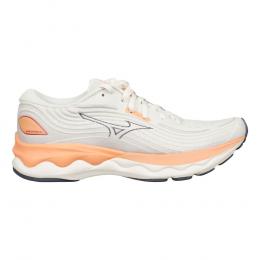 Mizuno Wave Skyrise 4 Neutralschuh Damen - Weiß, Koralle, Größe 38