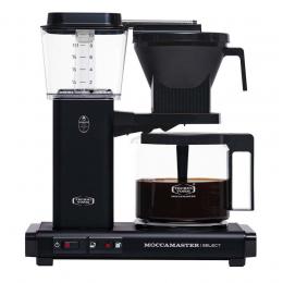 Moccamaster KBG Select Kaffeemaschine mit Glaskanne - matt black - 32 x 17 x 36 cm - Kannengröße: 1,25 Liter