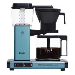 Moccamaster KBG Select Kaffeemaschine mit Glaskanne - pastell blue - 32 x 17 x 36 cm - Kannengröße: 1,25 Liter