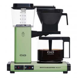 Moccamaster KBG Select Kaffeemaschine mit Glaskanne - pastell green - 32 x 17 x 36 cm - Kannengröße: 1,25 Liter