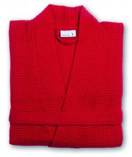 Möve Homewear Kimono Waffelpiquee - ruby - XL