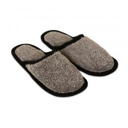 Möve Sauna Pantoffeln - nature/black - 42-44