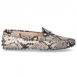 Mokassins GOMMINI Kalbsleder Logo beige