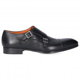 Monk Schuhe 14549 Kalbsleder