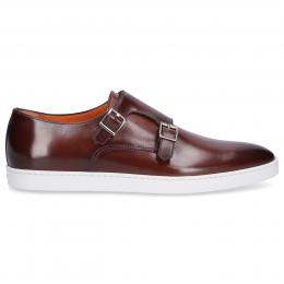 Monk Schuhe 15506 Kalbsleder braun