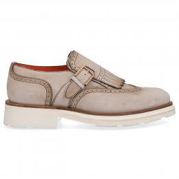 Monk Schuhe 17747 Veloursleder