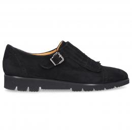 Monk Schuhe 8427 Veloursleder