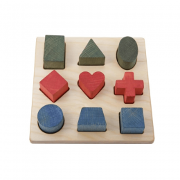 Montessori Holzpuzzle Spielbrett