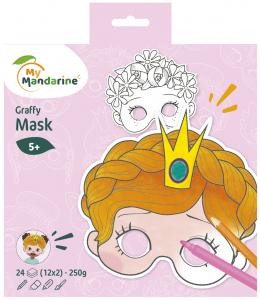 My Mandarine Maskenmalbuch , Girl,