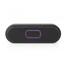 Nedis Bluetooth®-Lautsprecher | max. Batteriespielzeit: 12 Std - Handgerät | 16 W | Stereo | Eingebautes Mikro | IPX6 | Verknüpfbar | Schwarz
