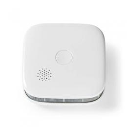 Nedis Smartlife Rauchmelder | Wifi | Batteriebetrieben Sensorlebensdauer: 10 Jahre | EN 14604 | Android™ / IOS | 85 dB | Weiss | 1 Stück