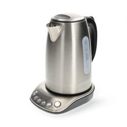 Nedis SmartLife Wasserkocher Wi-Fi | 1,70 l | Edelstahl | 70,80,90,100 °C | Temperaturanzeige | Um 360 Grad drehbar | Verdecktes Heizelement | Strix®